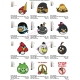 12 Angry Birds Embroidery Designs Collections 11